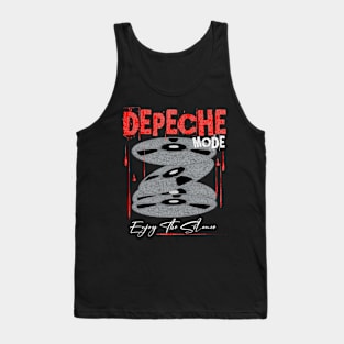 Vinyl_depeche mode Tank Top